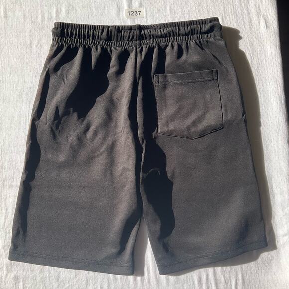 Public Record Big Boy’s Elastic Waist Shorts size L (12), Black, Zipped Pockets - Picture 6 of 7
